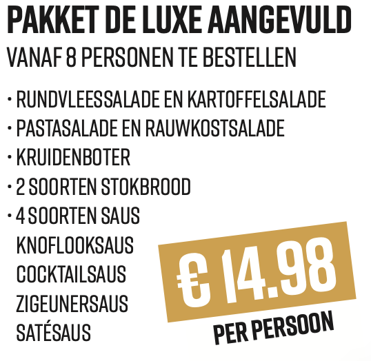 de luxe aangevuld